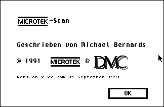 Bild: Infodialog von Microtek-Scan