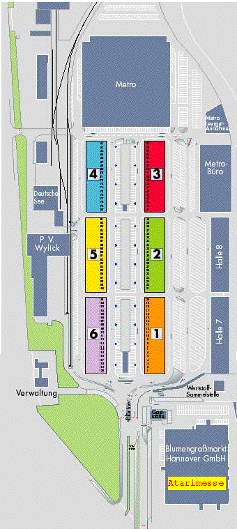 Der Hallenplan